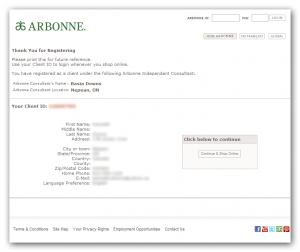 Your Registration At Arbonne Online